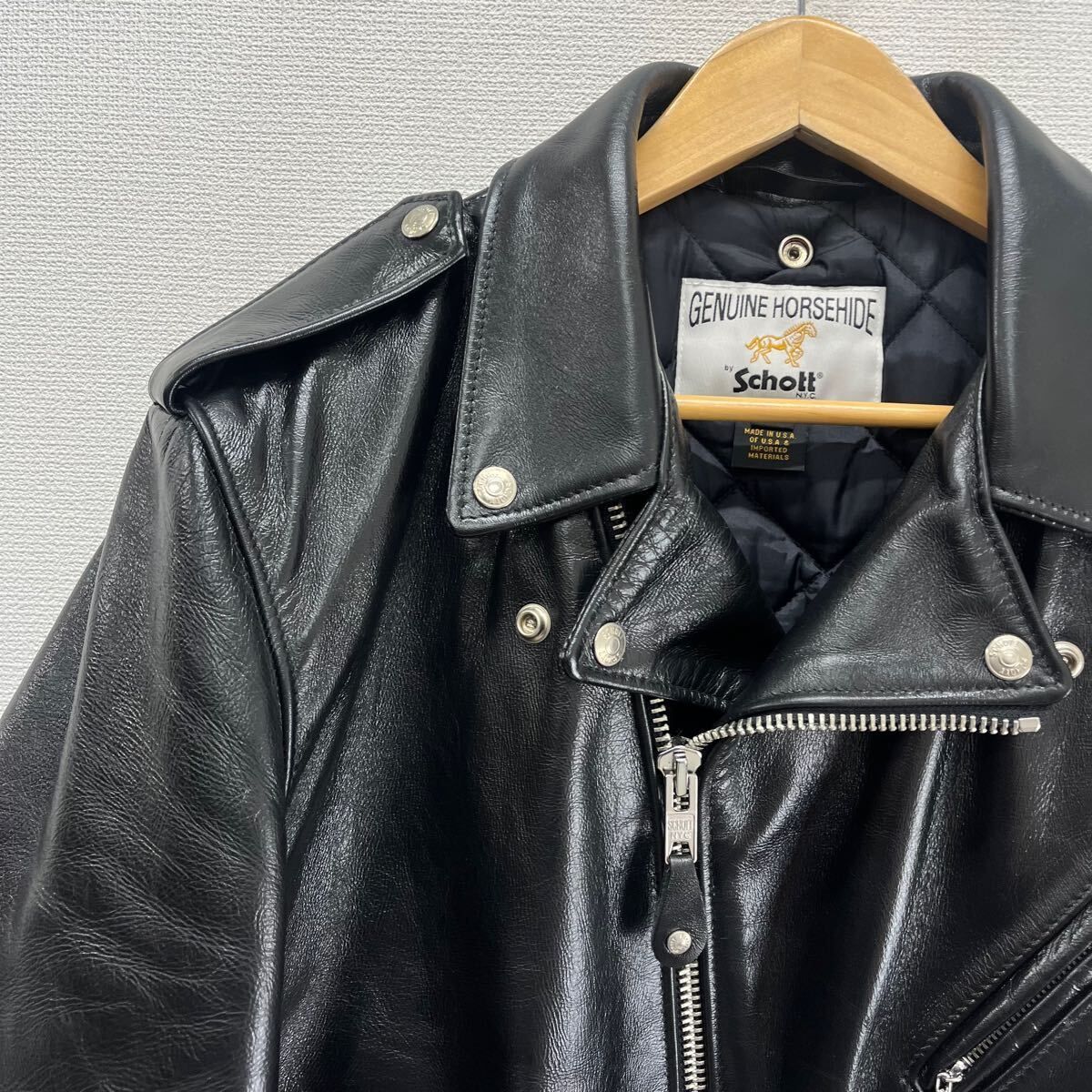 Schott ショット 618HH 21AW USA製 ダブルライダースジャケット