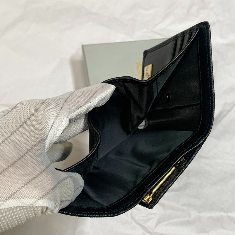 Vivienne Westwood ブラック名刺入れ ウォレット　豚革柄牛革素材 Vivienne Westwood ヴィヴィアンウエストウッド 名刺入れ