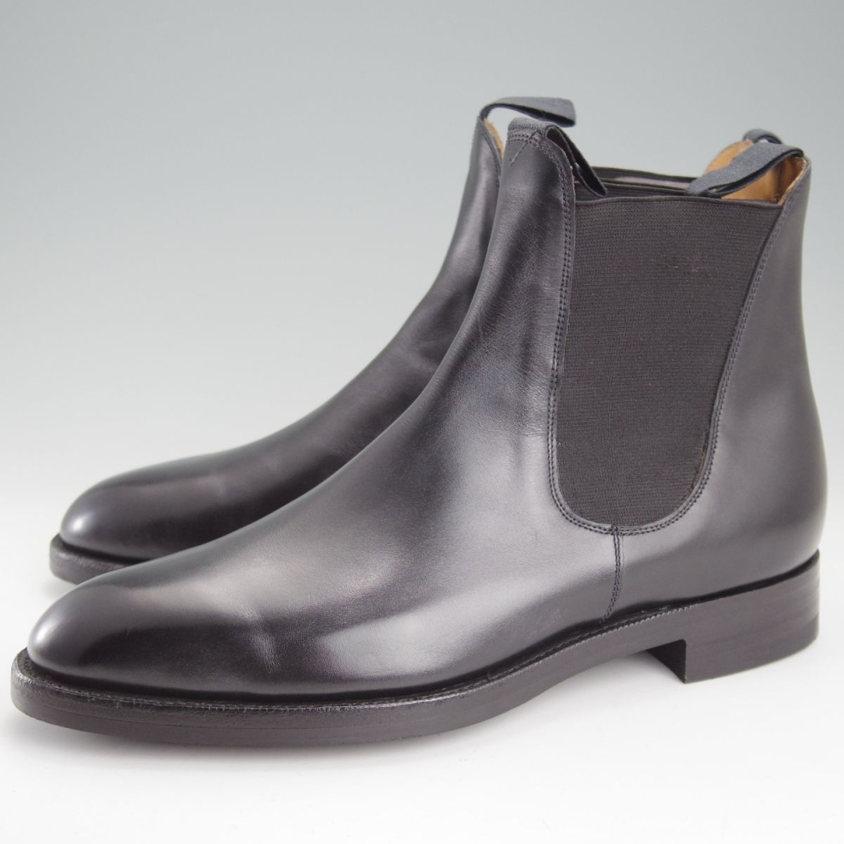 上 エドワードグリーン 8 E 定価 269 500- ダイナイトソール 202ラスト サイドゴアブーツ 黒 EDWARD GREEN n 996