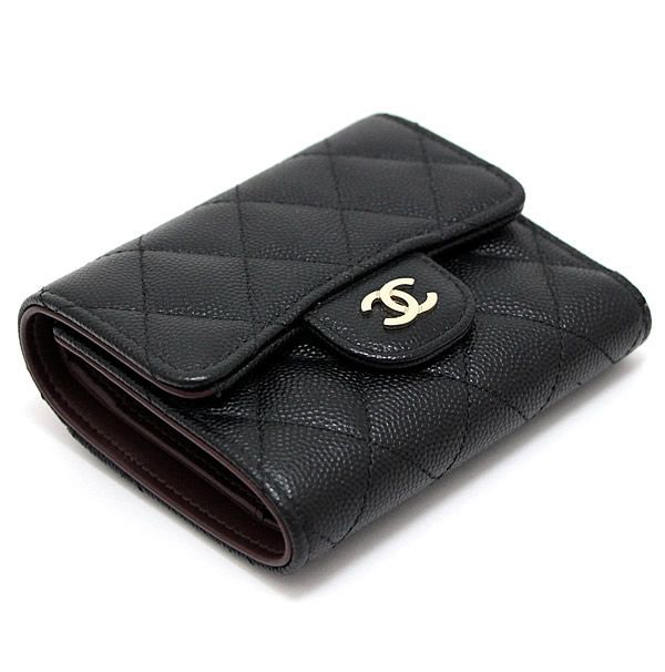 Chanel マトラッセ　三つ折り財布 楽天市場】シャネル 三つ折り財布(小銭入れあり) ココマーク