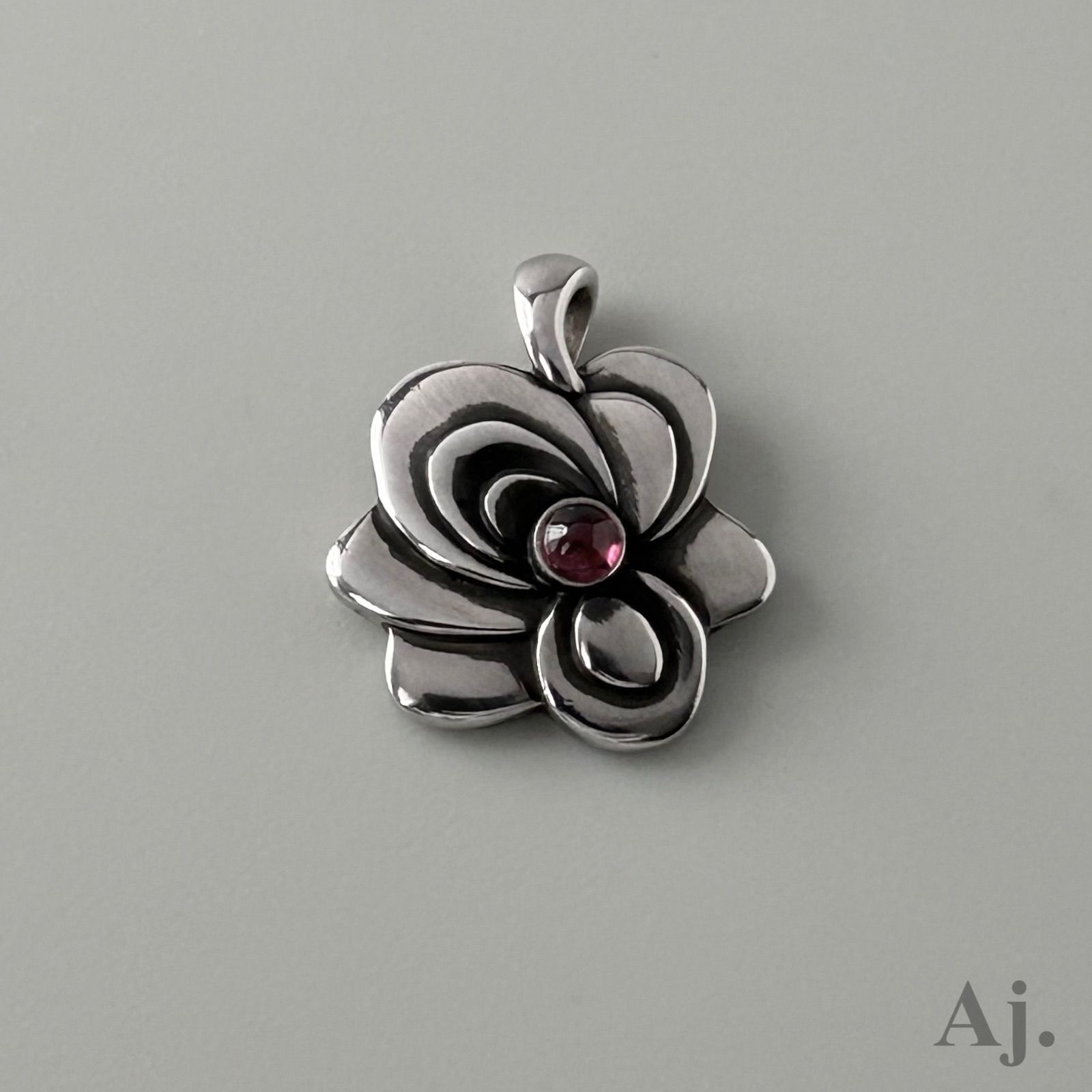 ジョージジェンセン ネックレス ペンダント トップ 263 ガーネット