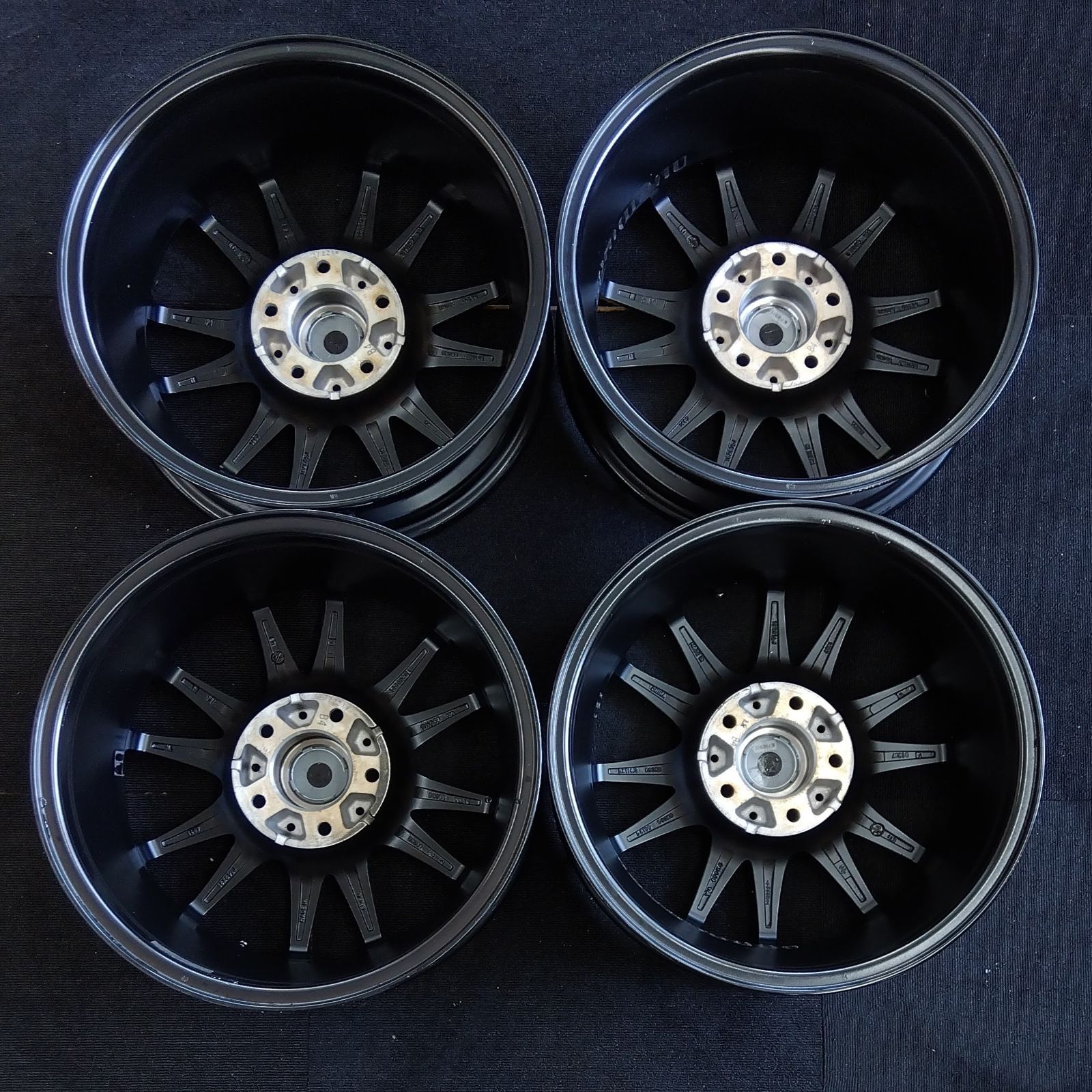 16×6.5J+38】中古美品 ホイール 4本セット B.S.J WHEELS S- 16×6.5J+38】中古美品 ホイール 4本セット B.S.J WHEELS S-