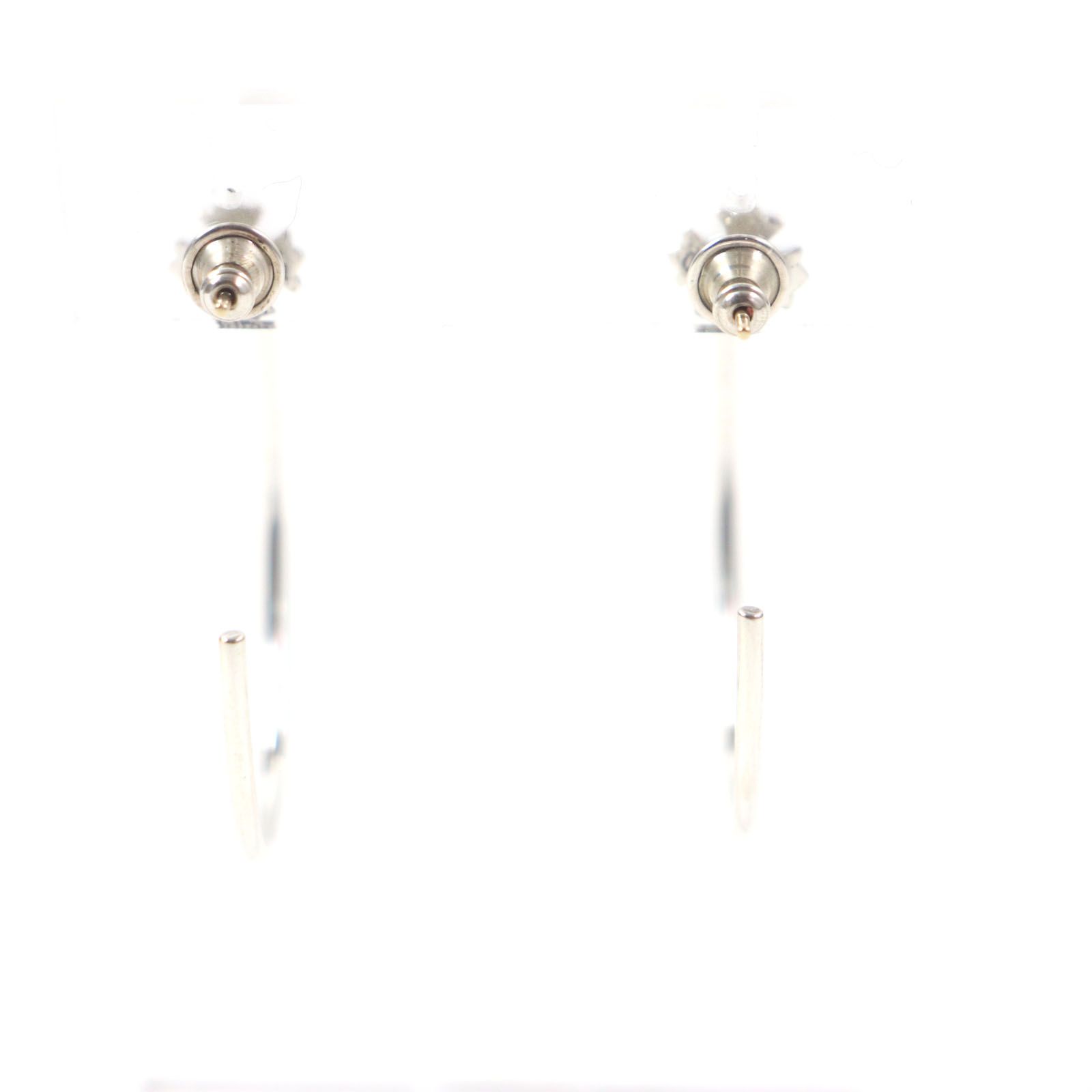極美品▽CHROME HEARTS クロムハーツ CHプラスフープピアス