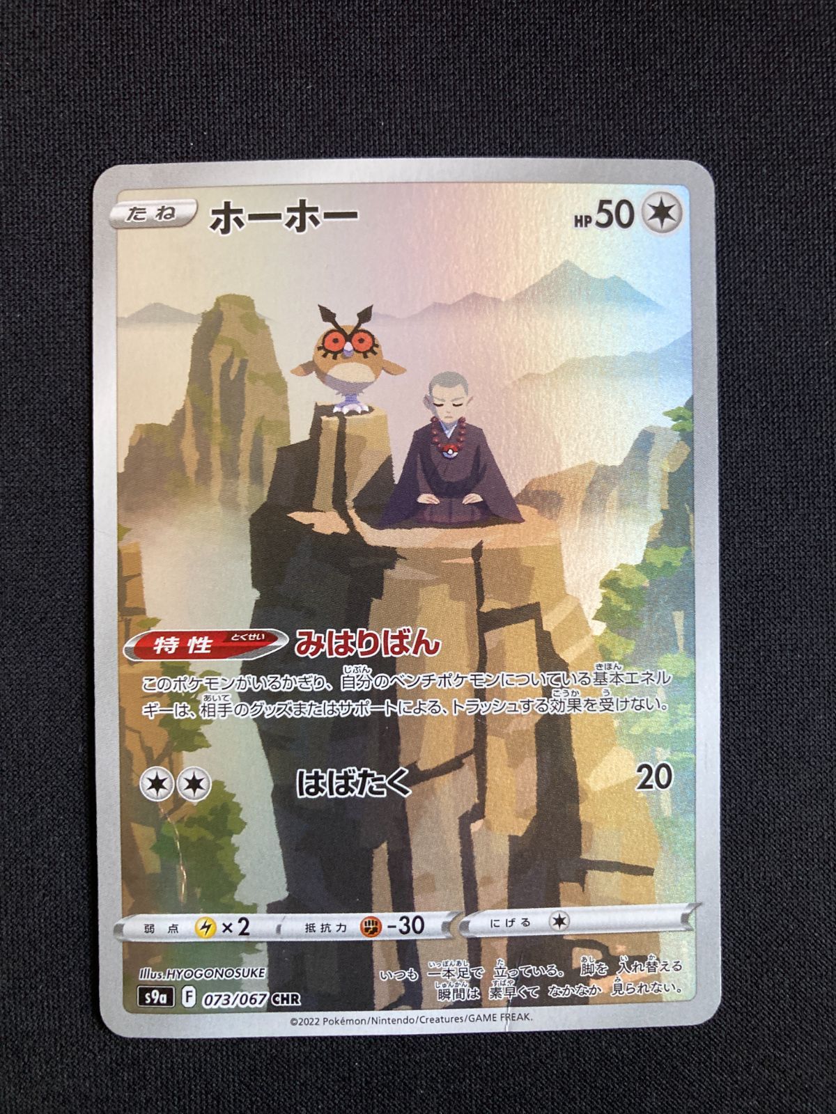 ポケモンカード ホーホー CHR S9a 073/067 Hoothoot JAPAN