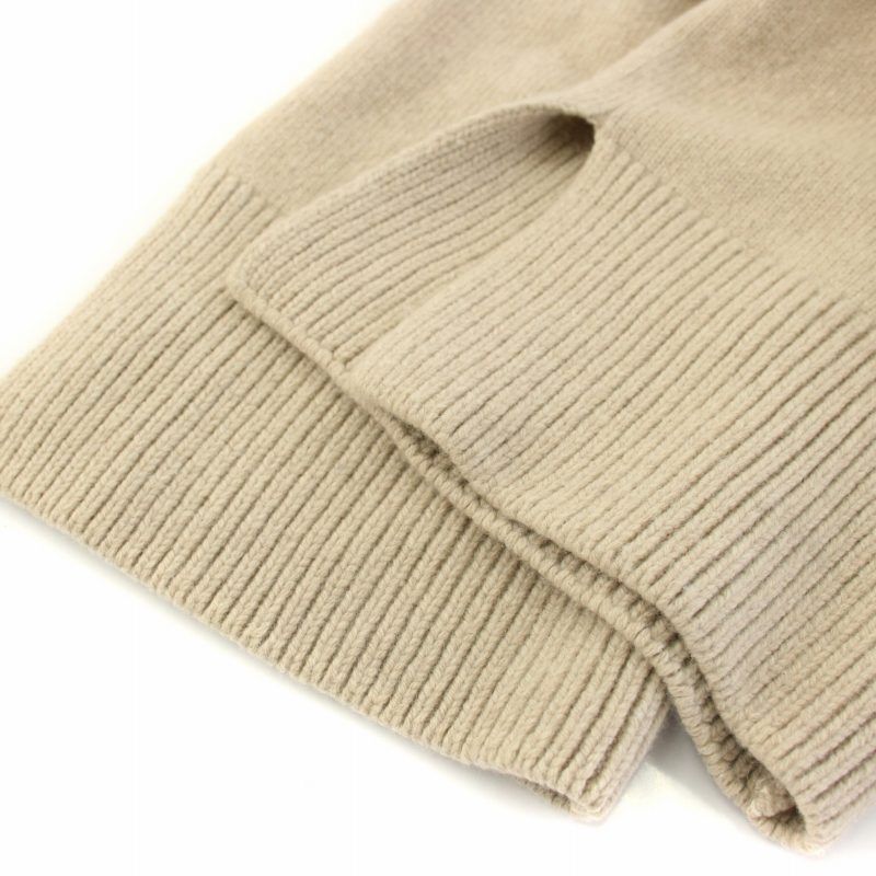 メゾンキツネ MAISON KITSUNE サイドジップ オーバーサイズ ニット  