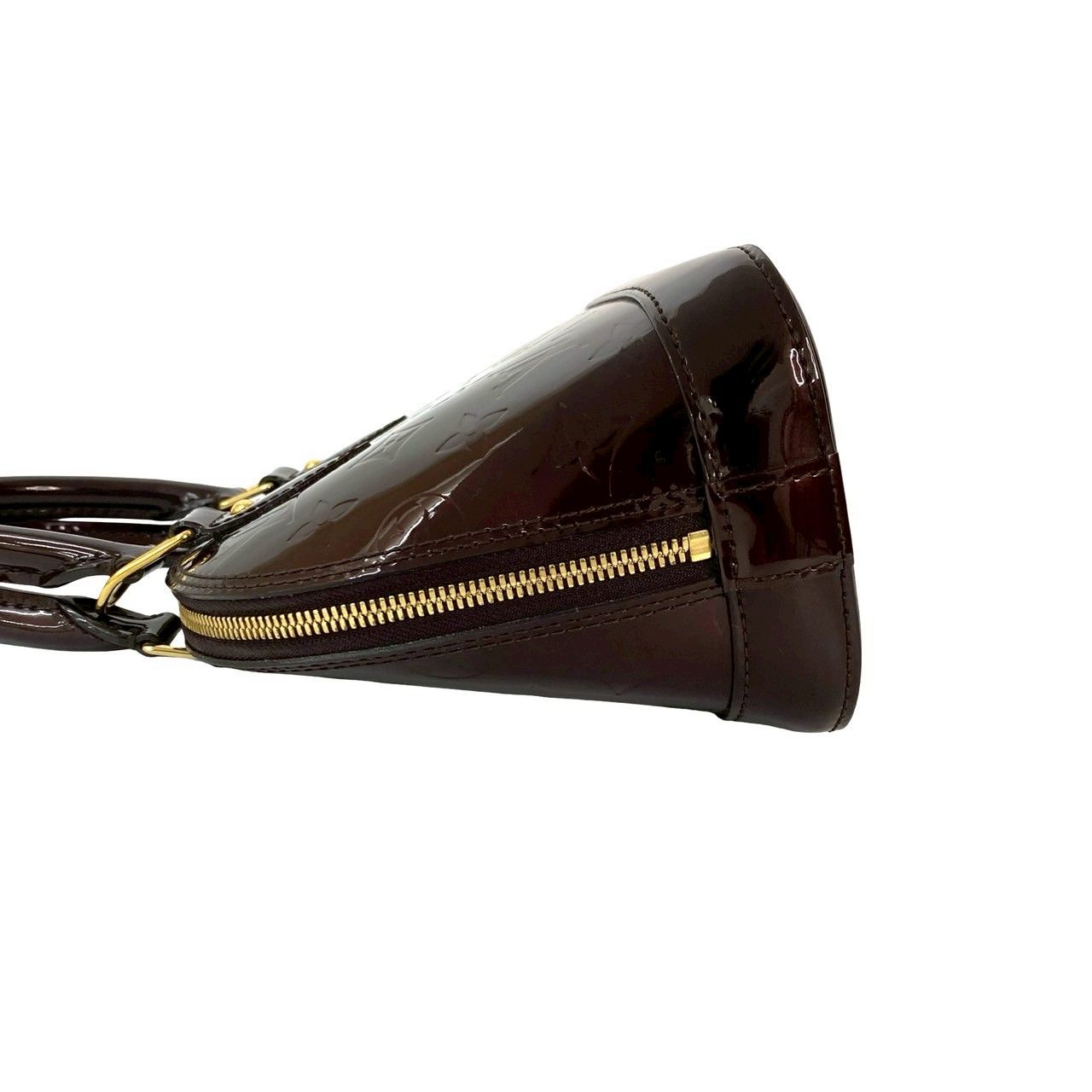 極 美品 LOUIS VUITTON ルイヴィトン アルマ BB モノグラム ヴェルニ