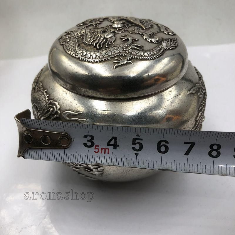 銅製 茶筒 龍鳳缶 茶道具 香道具 装飾品 工芸品 置物 - メルカリ