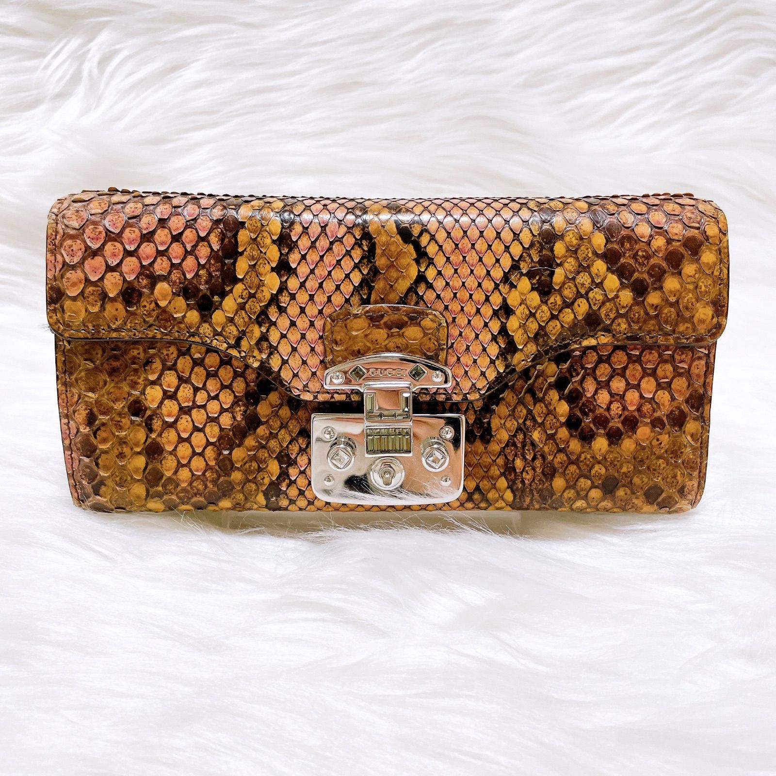 GUCCI 日本限定 極美品 グッチ レディロック チェーンウォレット