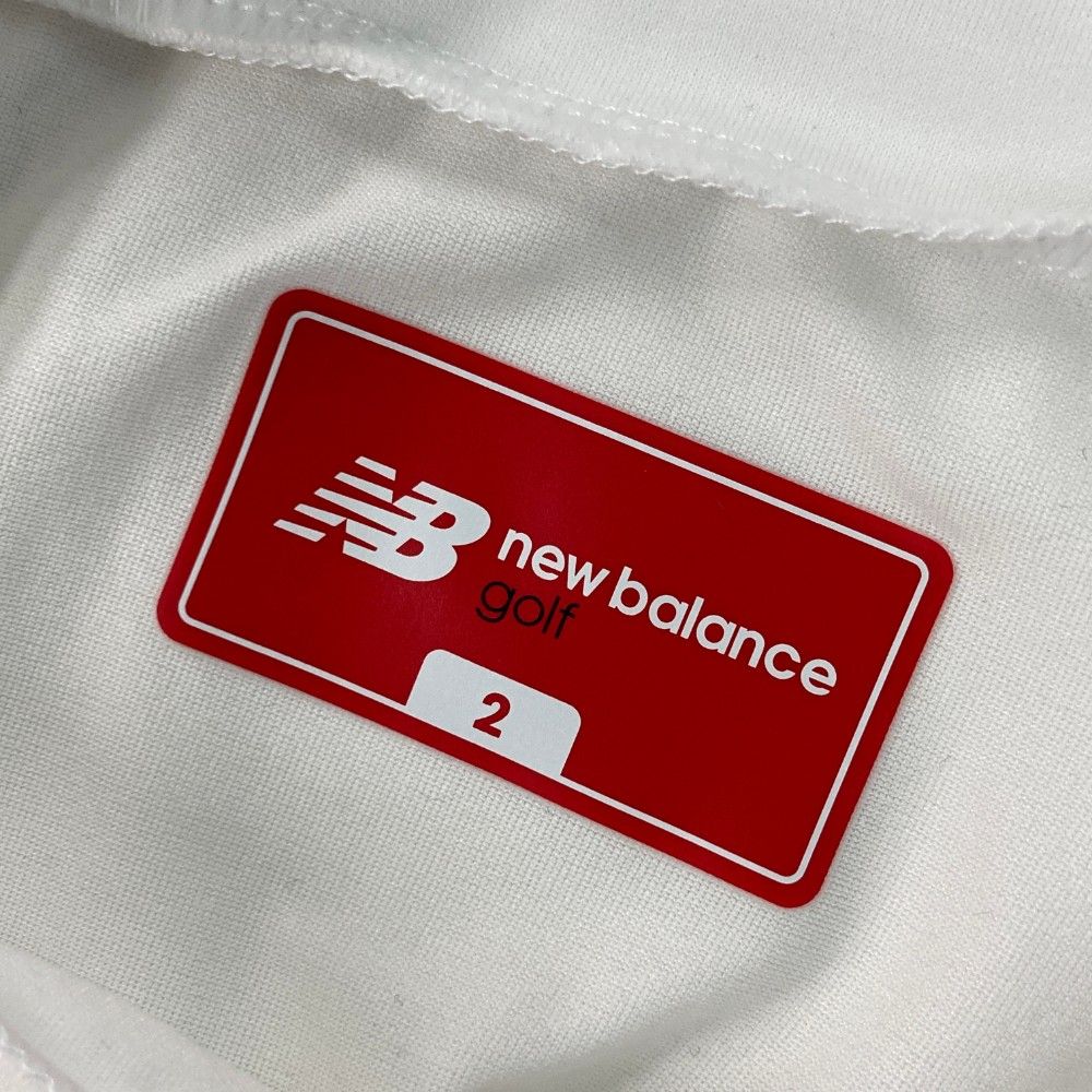 厳選商品を皆様に。 サイズ 2 NEW BALANCE ニューバランス モデル ハイネック 半袖Tシャツ ホワイト系 240101301617 ゴルフウェア レディース ストスト