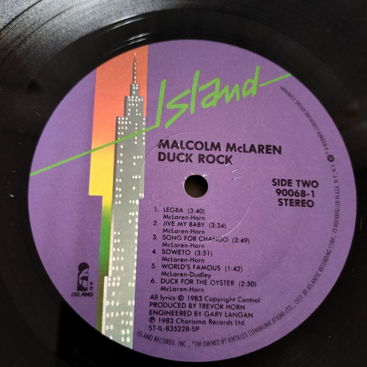 LP マルコム・マクラーレン MALCOLM MCLAREN 