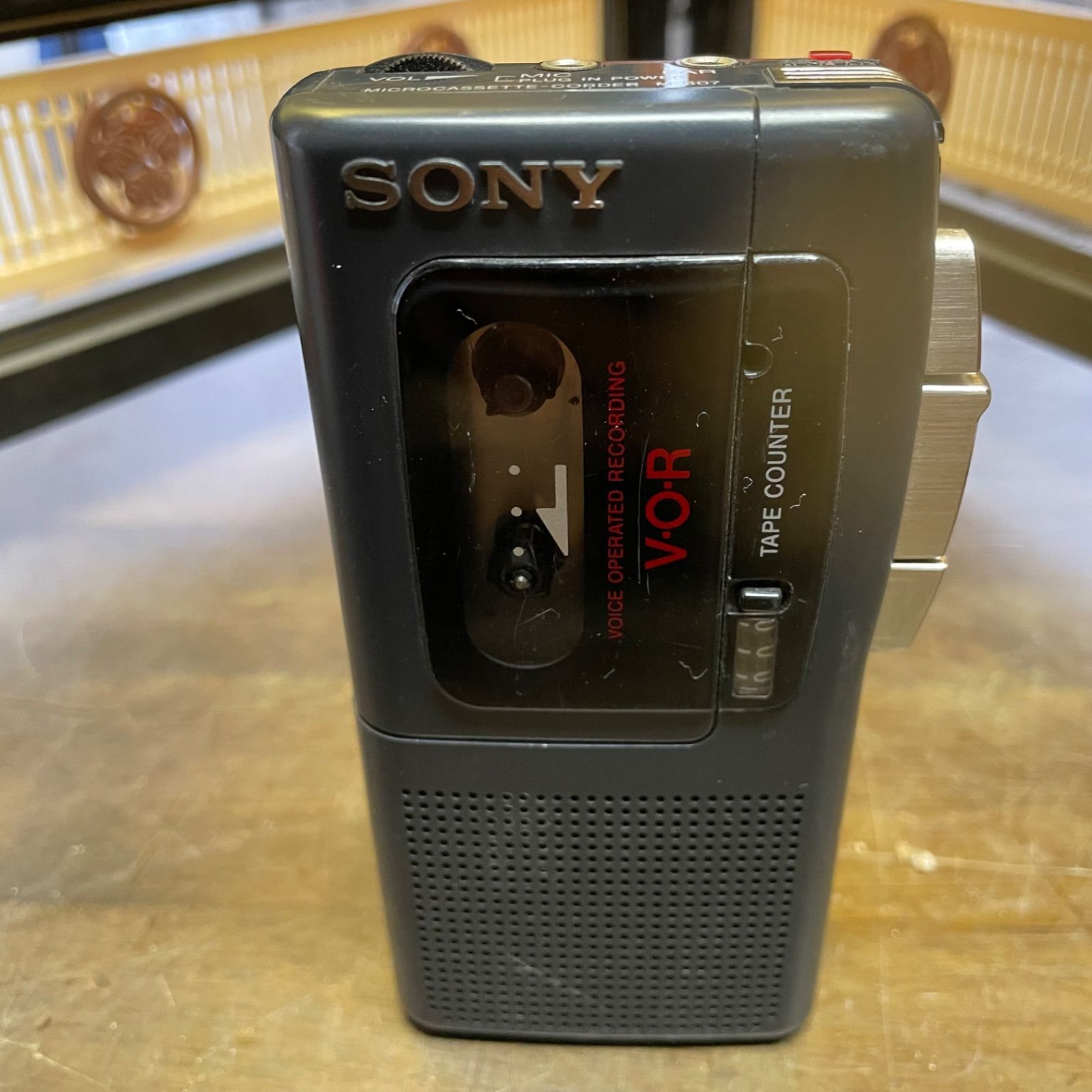 ジャンク☆SONYマイクロカセットテープレコーダーM-607 - メルカリ