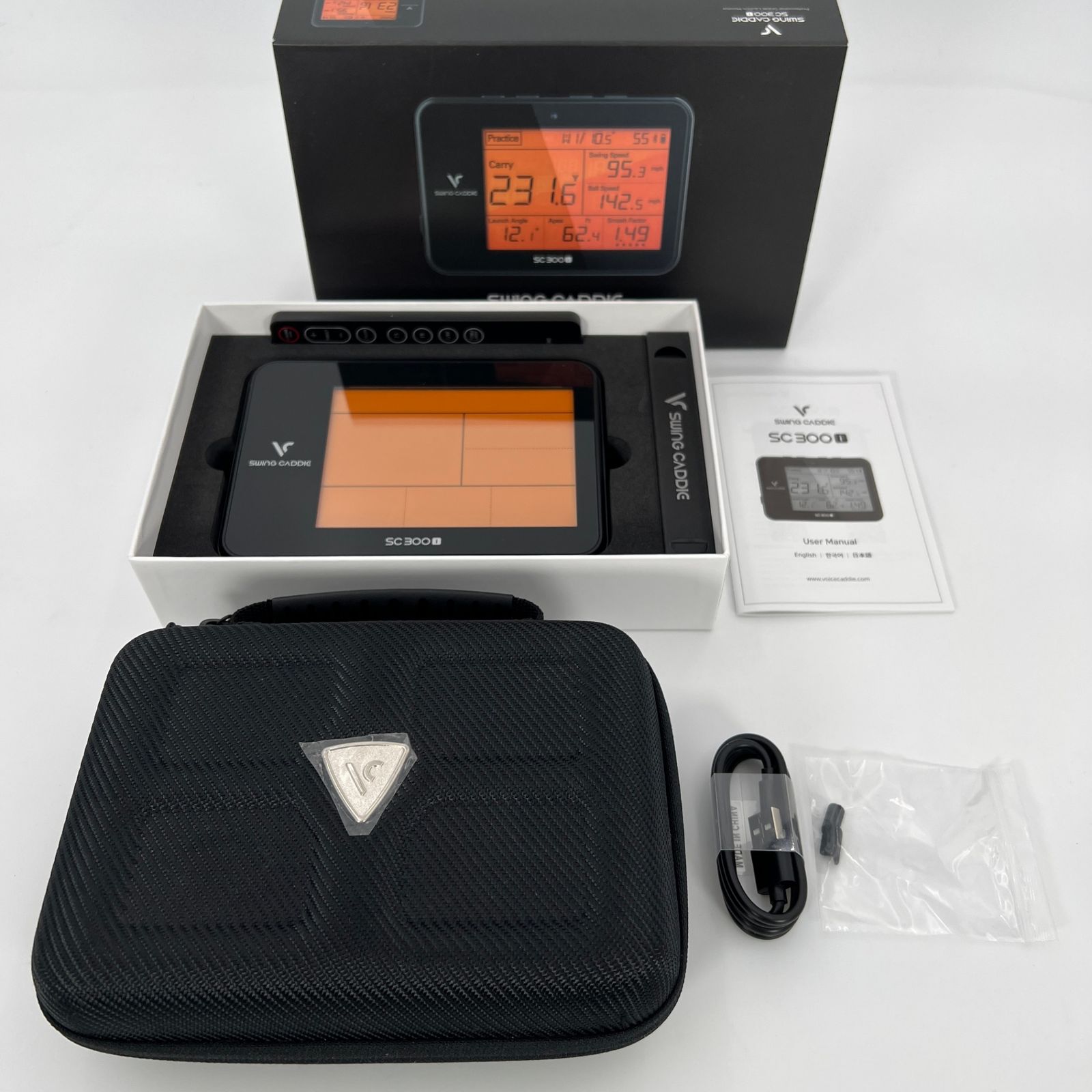 ゴルフ用レーザー距離計 菅楓プロ推奨 三点間距離/瞬間連続測定 5つの