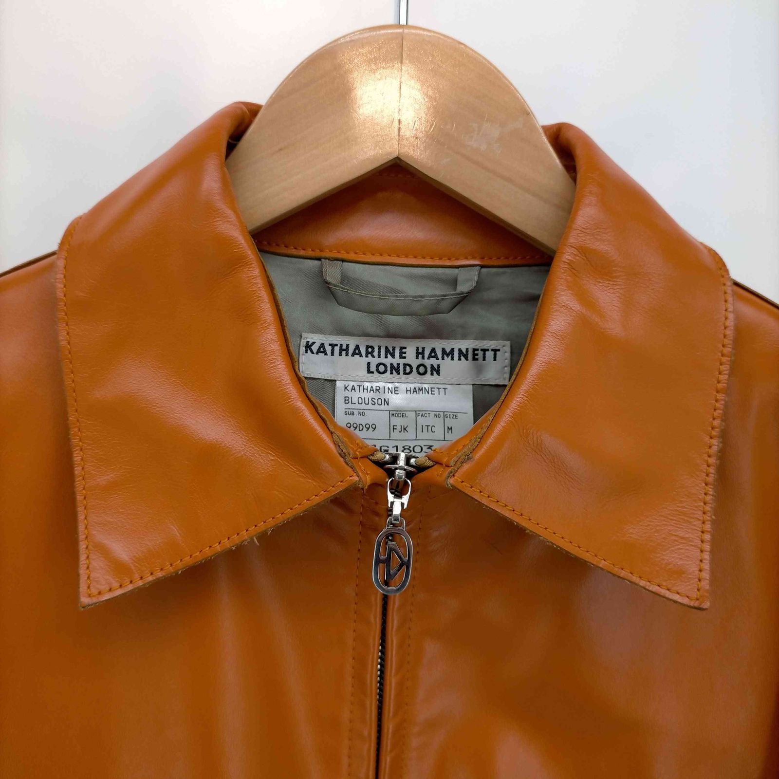 KATHARINE HAMNETT 革ジャケット Katherine Hamnett London レザー
