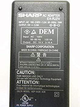 【中古】(未使用･未開封品)　SHARP EA-RJ2V 19V3.16A 純正ACアダプター bt0tq1u