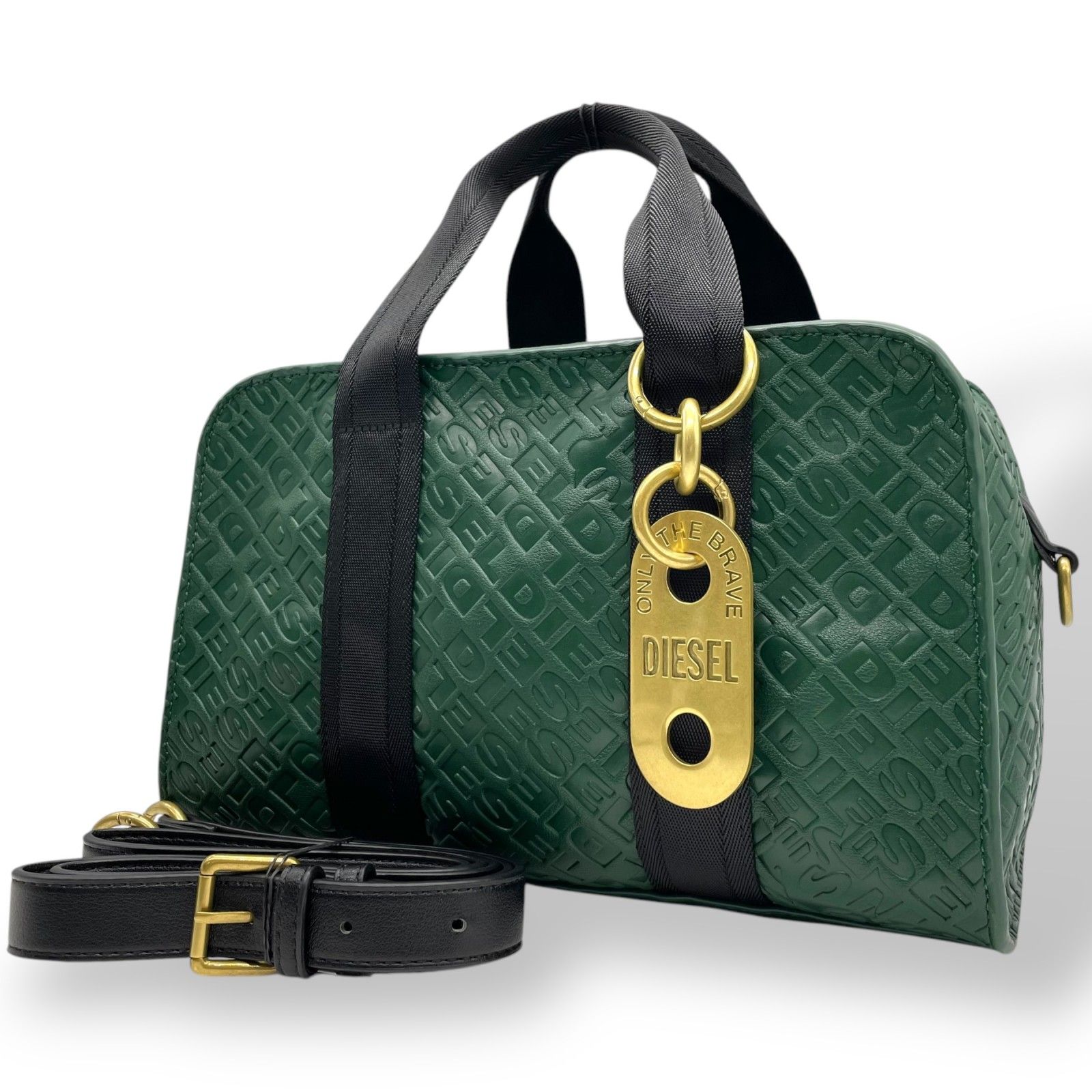 DIESEL ディーゼル ショルダーバック Y2K ダークグリーン　2way DIESEL ディーゼル 2way ショルダーバッグ デニム - メルカリ