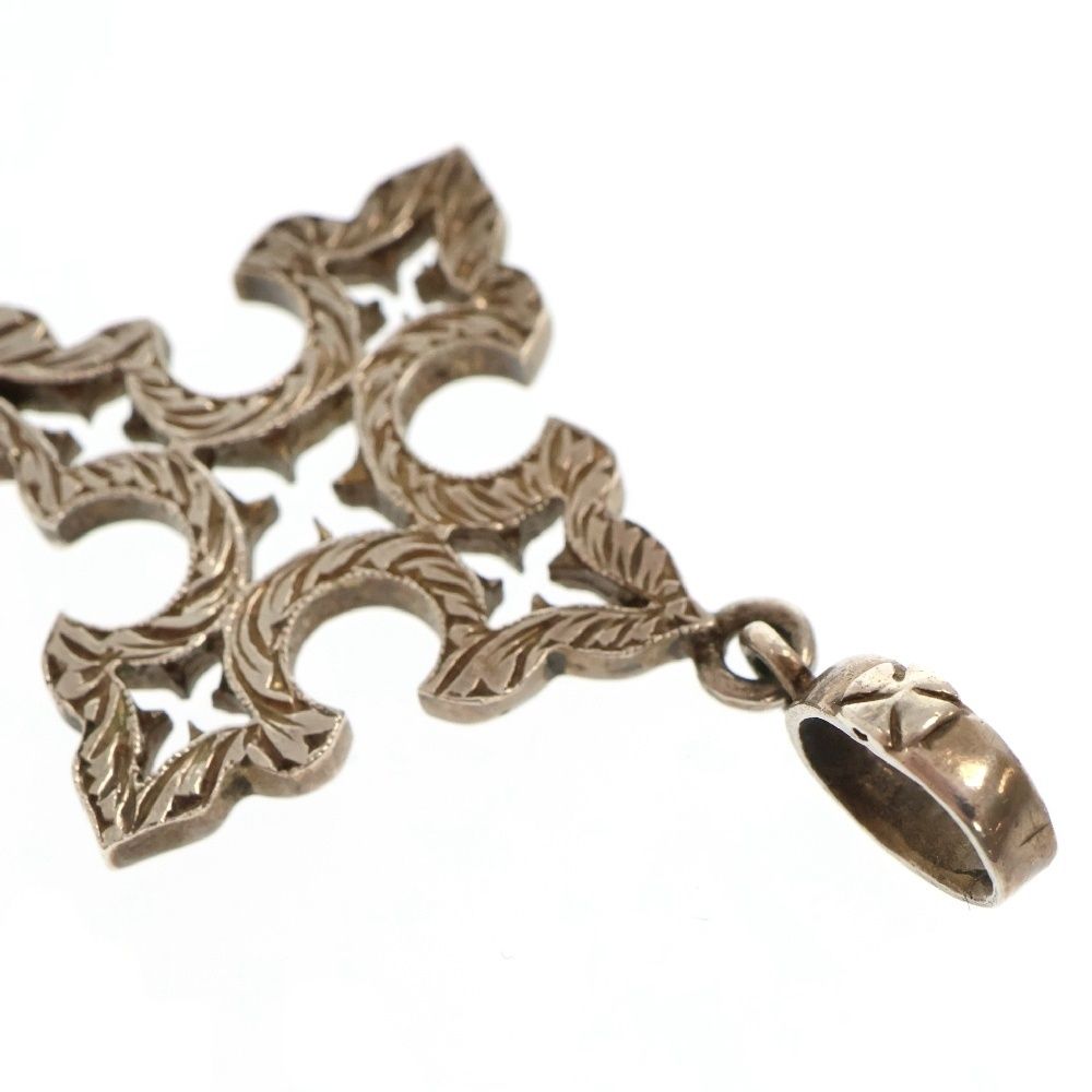 ローリーロドキン　ノートルダムクロスペンダント SMALL NOTRE DAME CROSS PENDANT Silver / Zirconia PENDANT