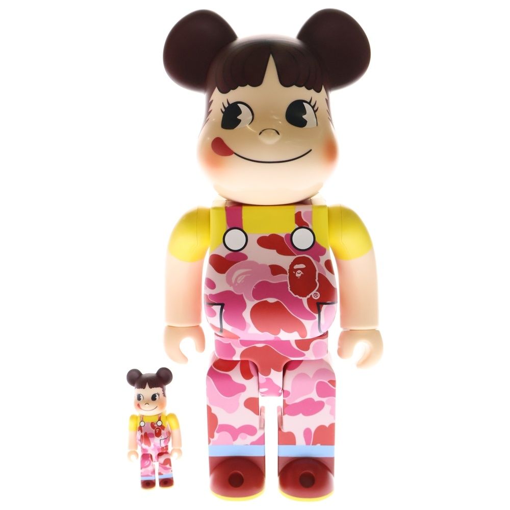 MEDICOM TOY - MEDICOM TOY メディコムトイ BE＠RBRICK×A BATHING APE ペコちゃん&amp;ポコちゃん ベアブリック アベイシングエイプ 100%&amp;400% 人形 フィギュア MEDICOM TOY OFFICIAL BLOG（メディコム・トイ オフィシャル
