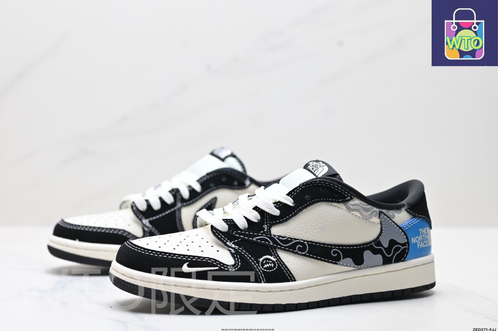 トラヴィススコットリバースモカTravis Scott 27cm トラヴィス スコット×ナイキ エアジョーダン1 ロー リバースモカ