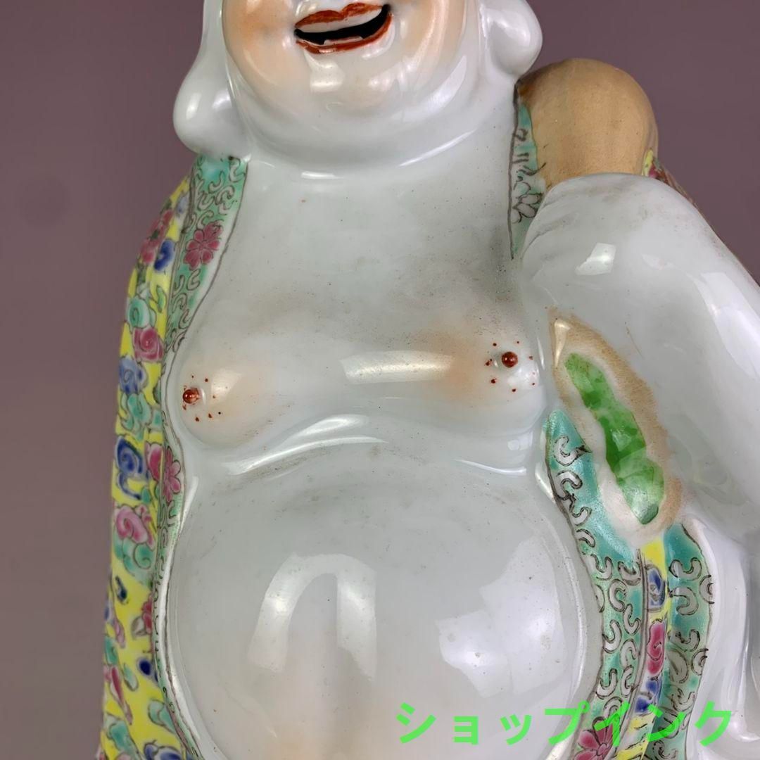 布袋さん彫像  陶磁器 装飾品 現代工芸品 美術品 置物 布袋さん彫像 陶磁器 装飾品 現代工芸品 美術品 置物 - メルカリ