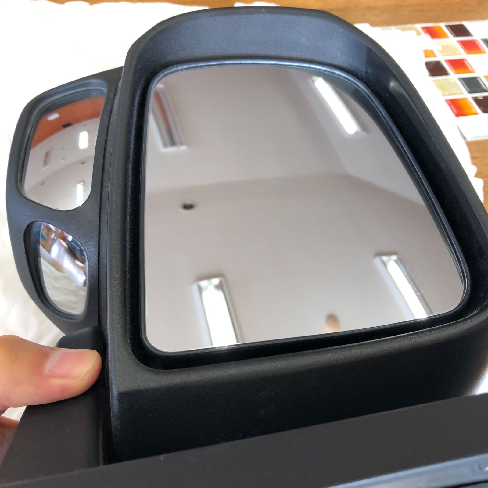 ダイハツ ウェイク 左ドアミラー サイドミラー ミラー 白 87940-B2L41 FFCRYSTALESIA_COM