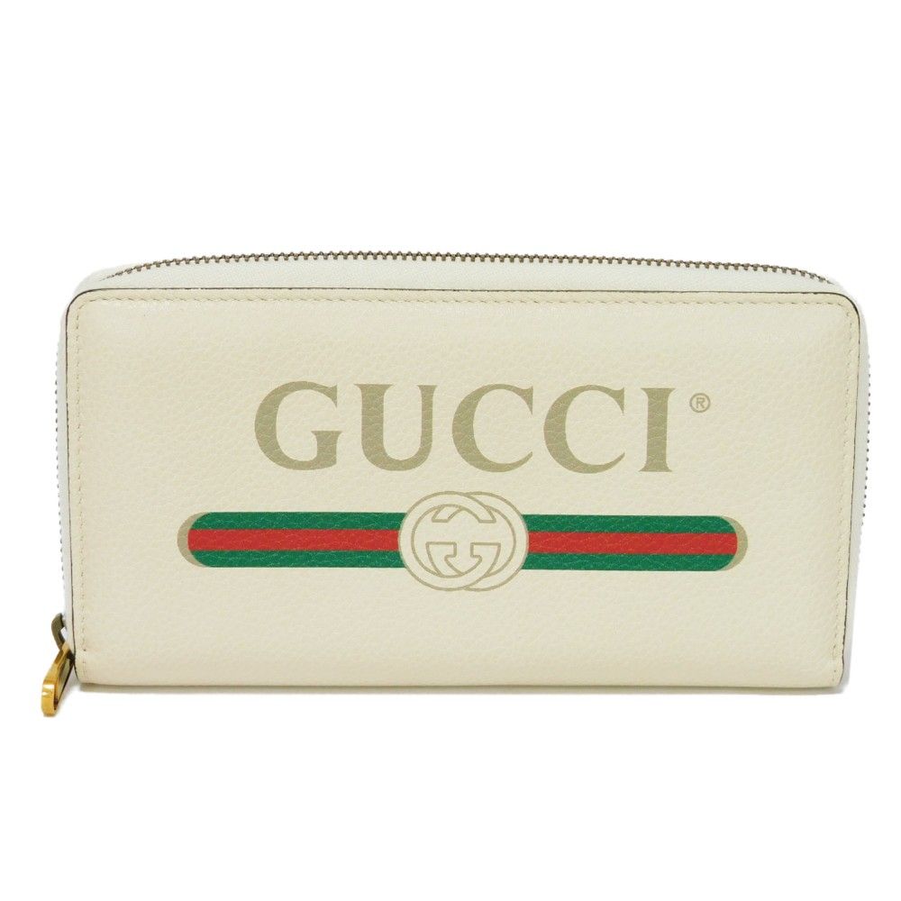 GUCCI グッチ ジップアラウンドウォレット ウェブ シェリー ラウンド 