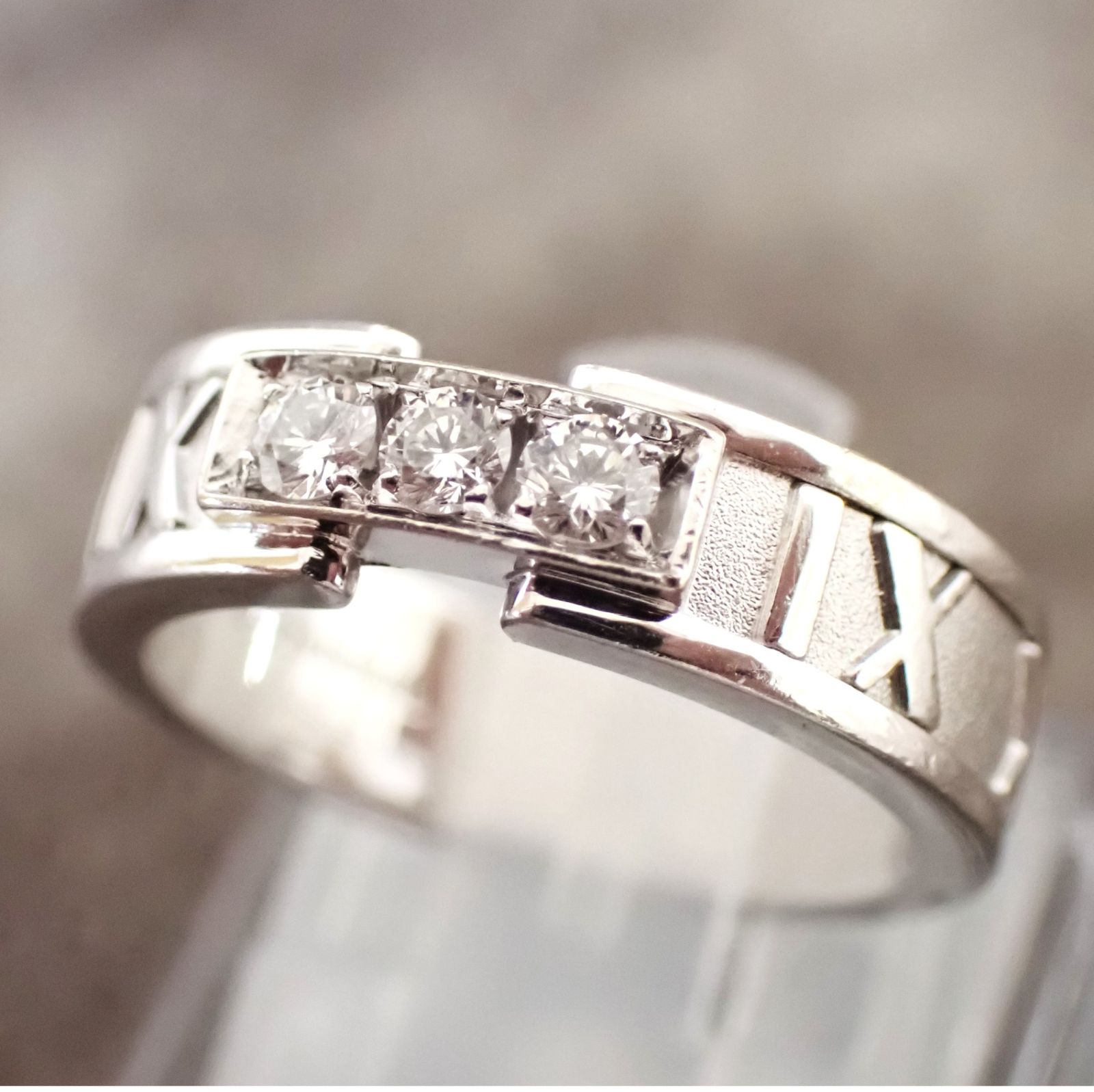 ティファニー 【新品仕上げ済み】TIFFANY＆Co ティファニー K18WG 3 