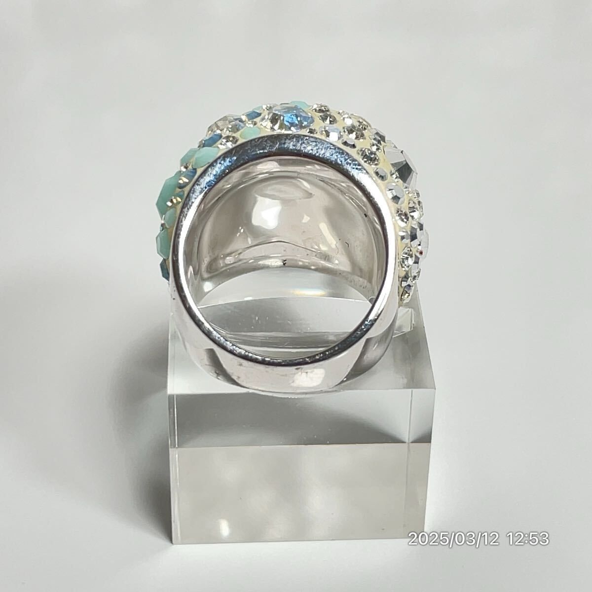 SWAROVSKI スワロフスキー カラークリスタル ラインストーン シルバー 