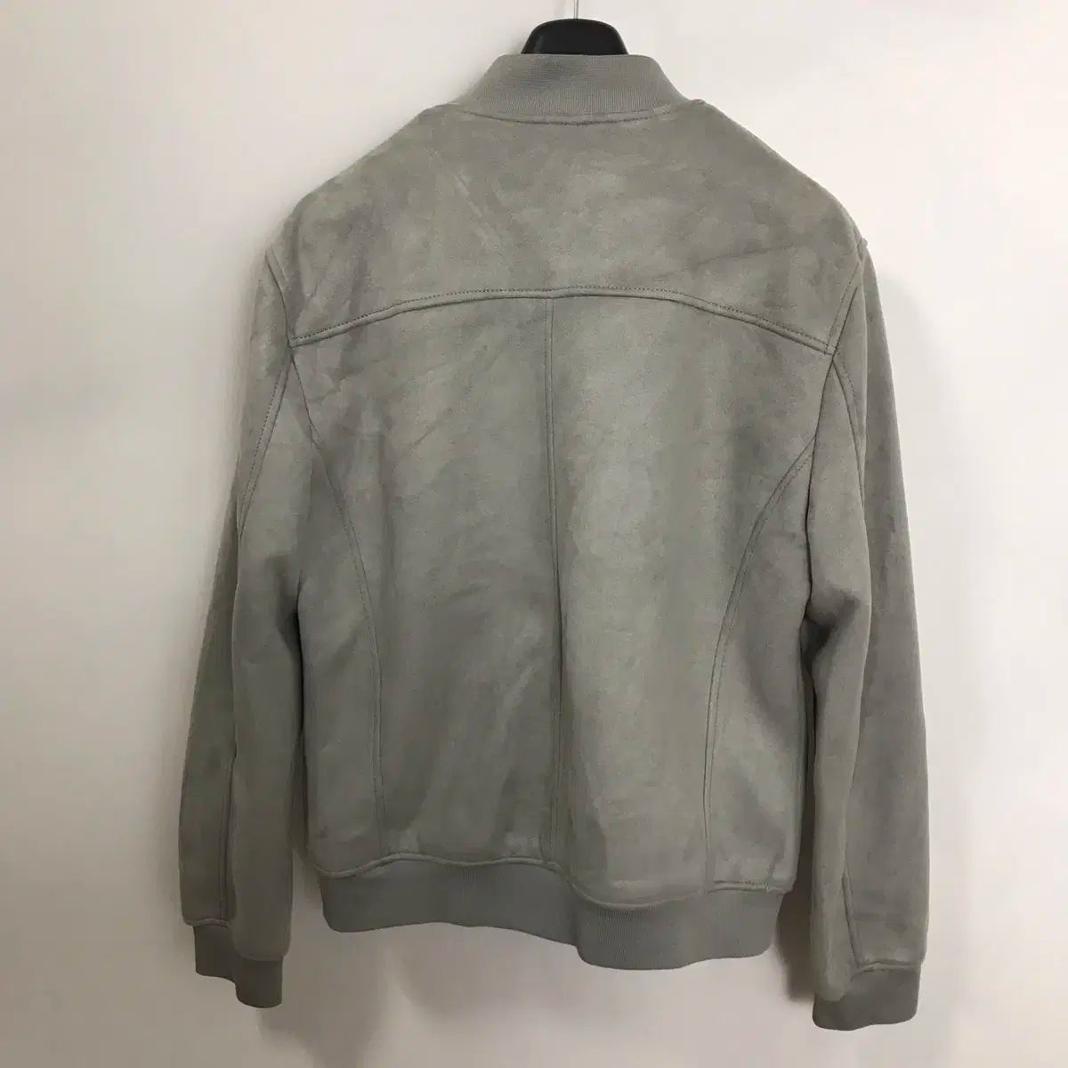 ZARA スエード風 ジャンパー L グレー メンズ