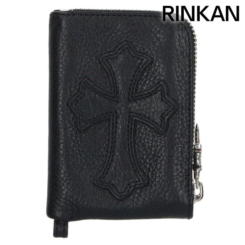 低価格 クロムハーツ TINY ZIP/タイニージップ クロスパッチレザー 小物
