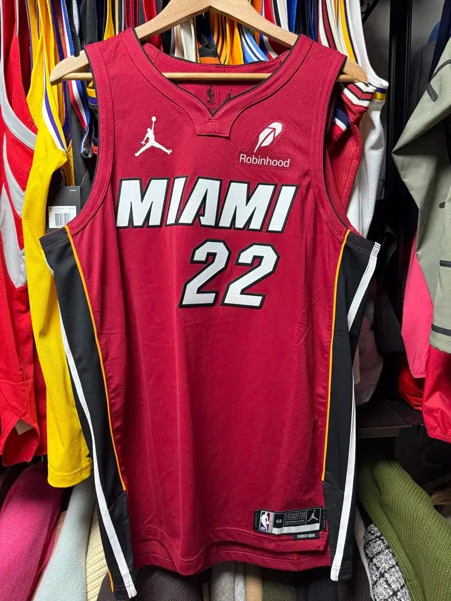 ナイキ X NBA マイアミ ヒート ジミー バトラー アセンティック ジャージ