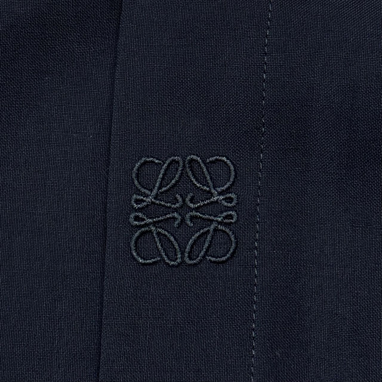 参考上代144100円 LOEWE 25AW SHORT SLEEVE SHIRT アナグラム 刺繍