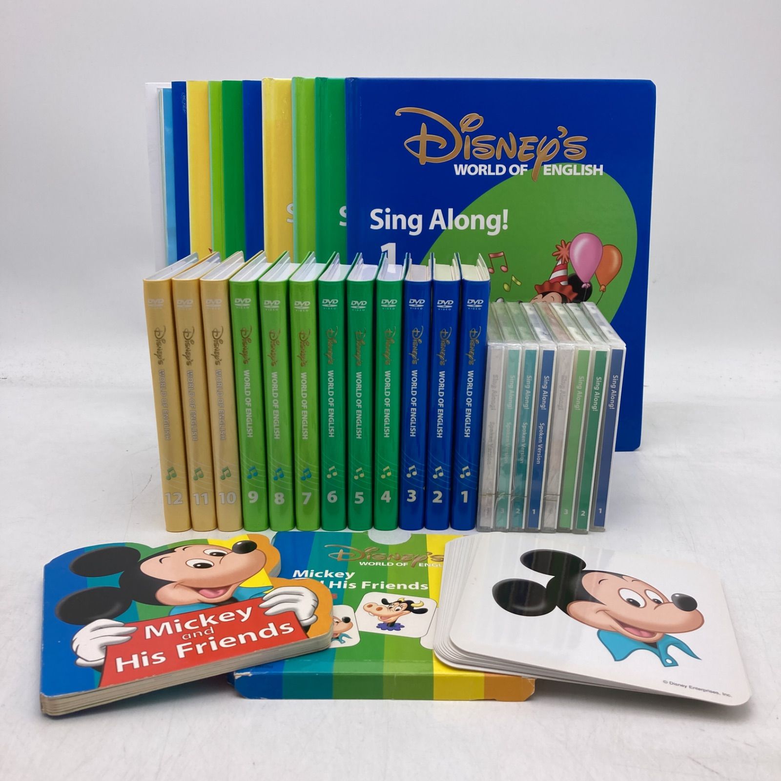 シングアロング DWE ディズニー英語システム 新子役 DVD12枚