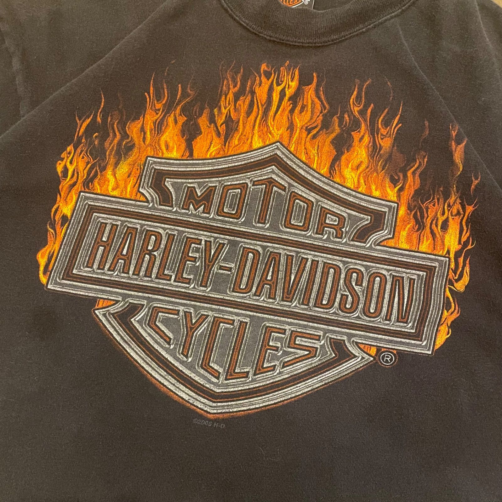 Harley-Davidson ハーレーダビッドソン ファイアーエンブレム Mサイズ】【ファイヤーエンブレム」00's Harley-Davidson ハーレー