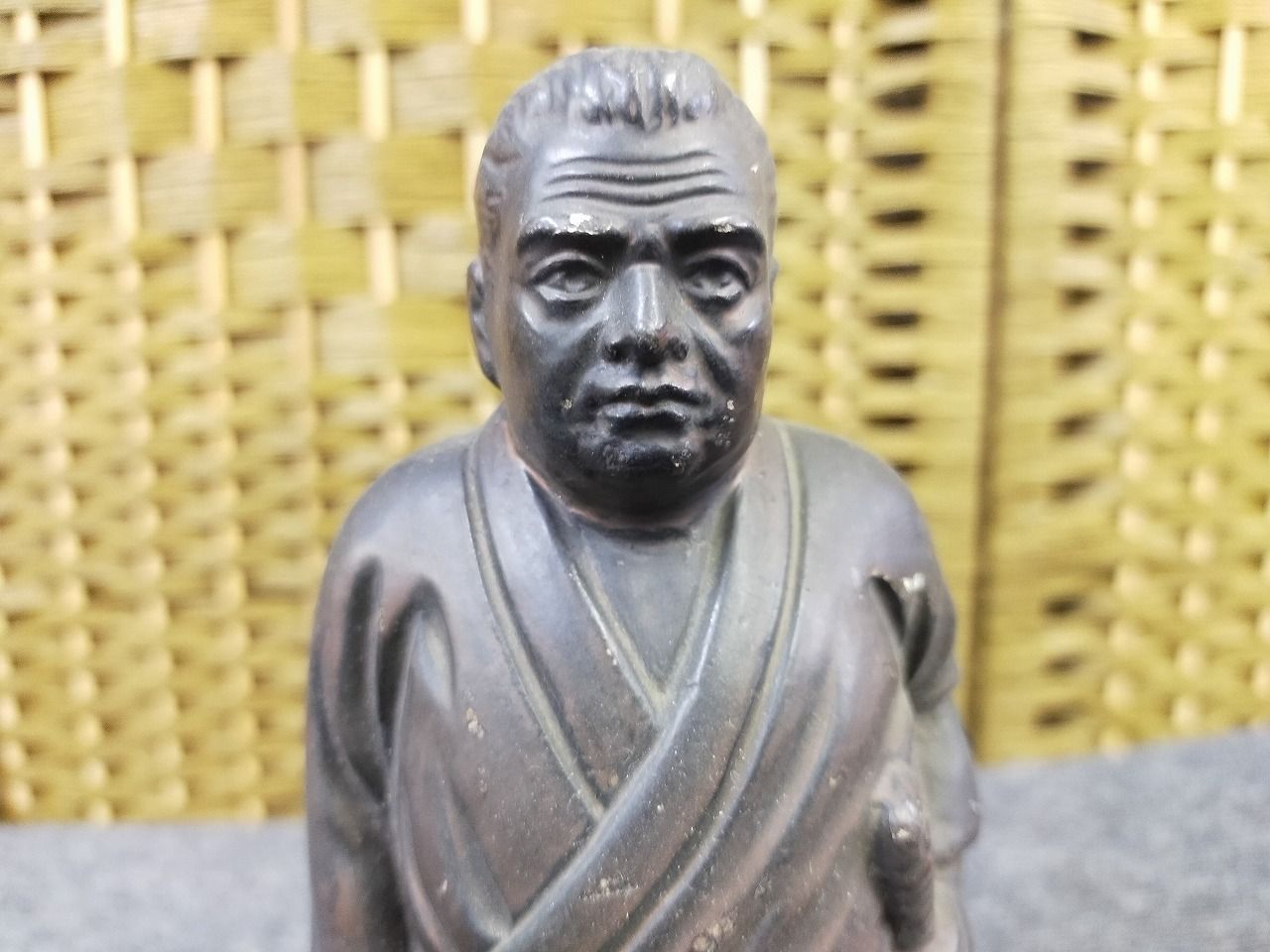 E08-20251024-12 西郷隆盛 置物 高：22cm ブロンズ像 - メルカリ