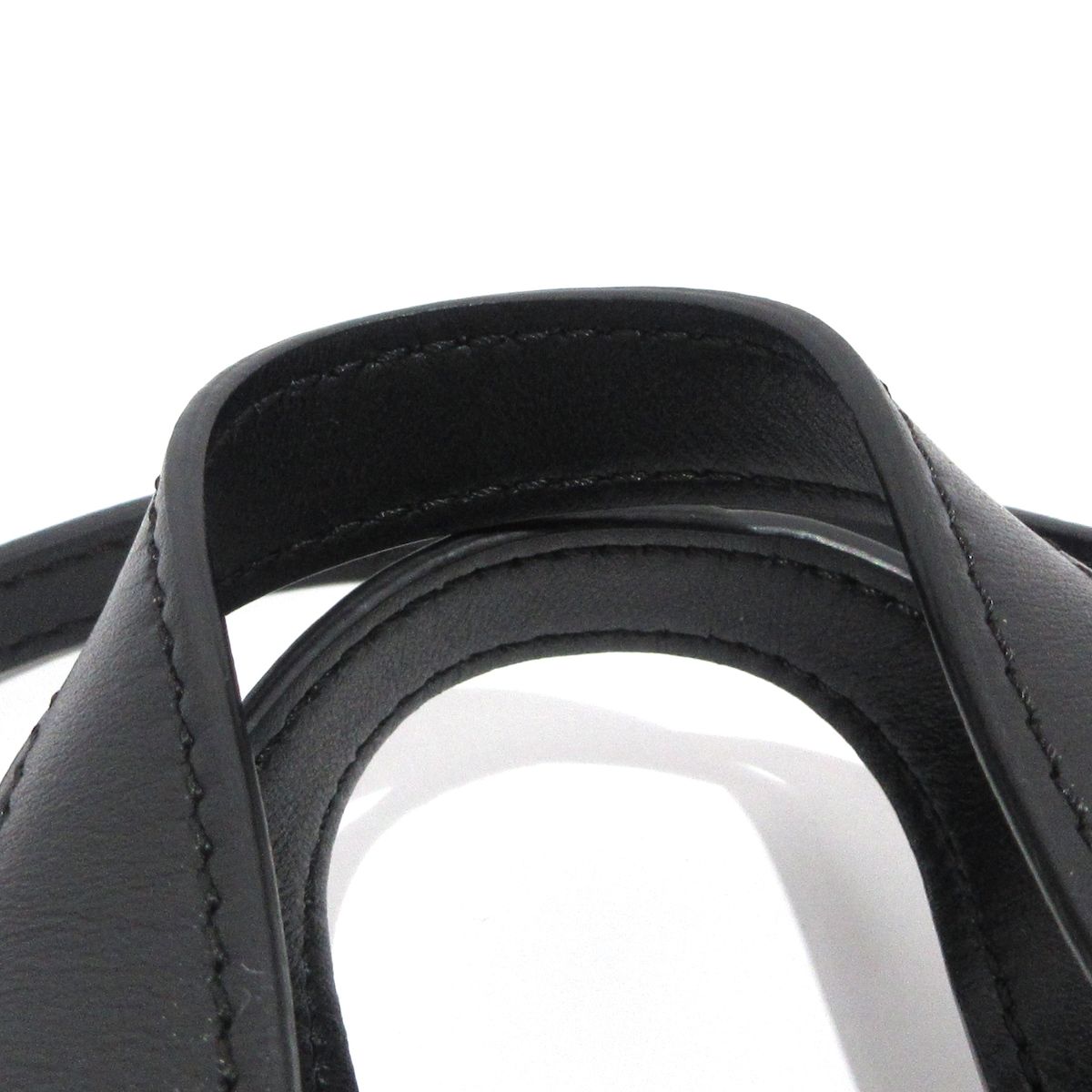 黒×シルバー 2way|レザーウォレットバッグ