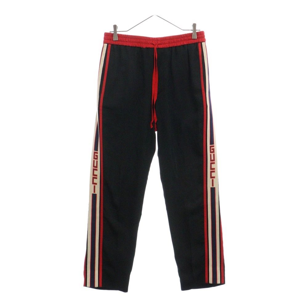 極上のトロトロ　GUCCI グッチ　サイドラインパンツ　アセテート　XLサイズ 極上のトロトロ GUCCI グッチ サイドラインパンツ アセテート XLサイズ