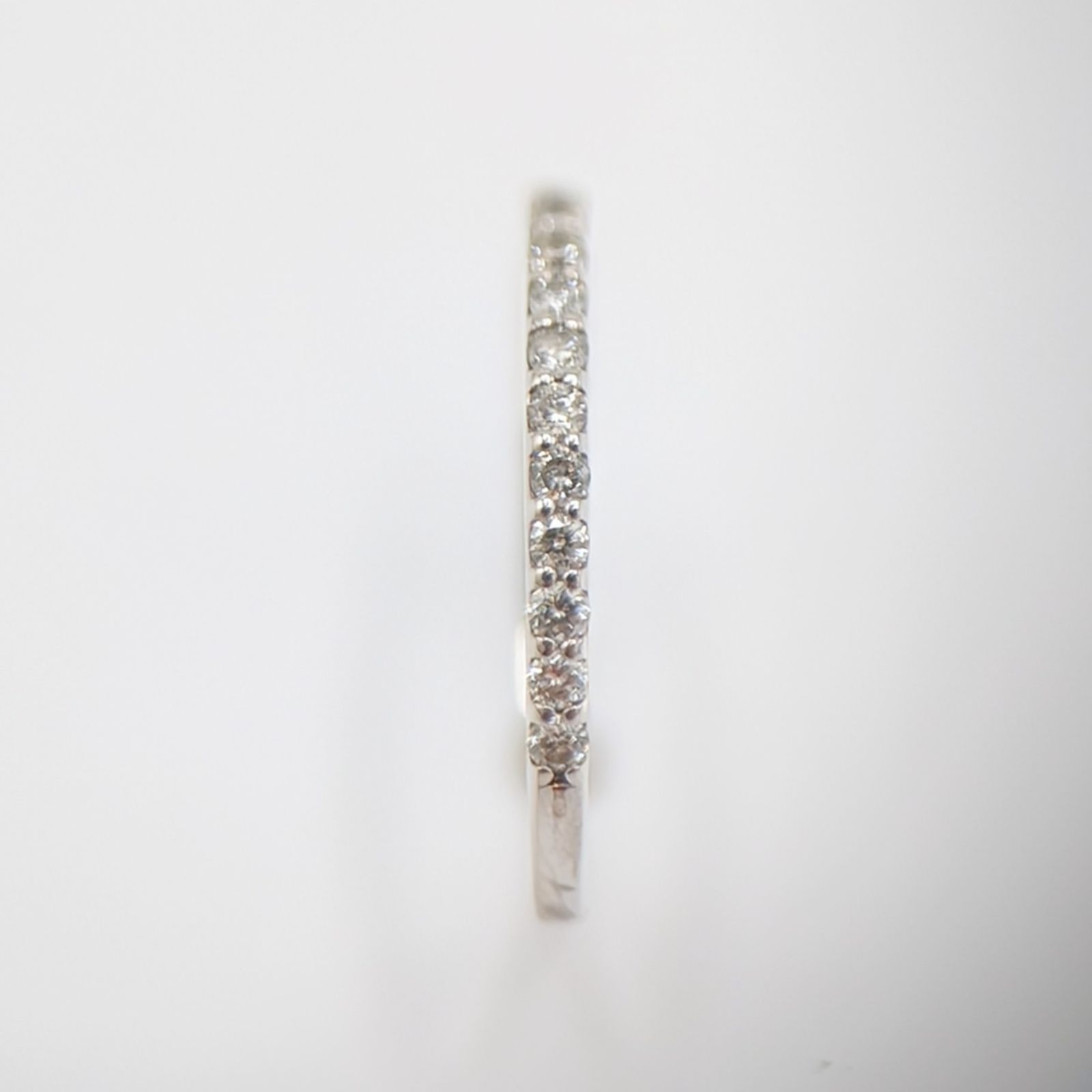 0.20ct】ハーフエタニティダイヤモンドリング＃9 K18YG 【公式通販】