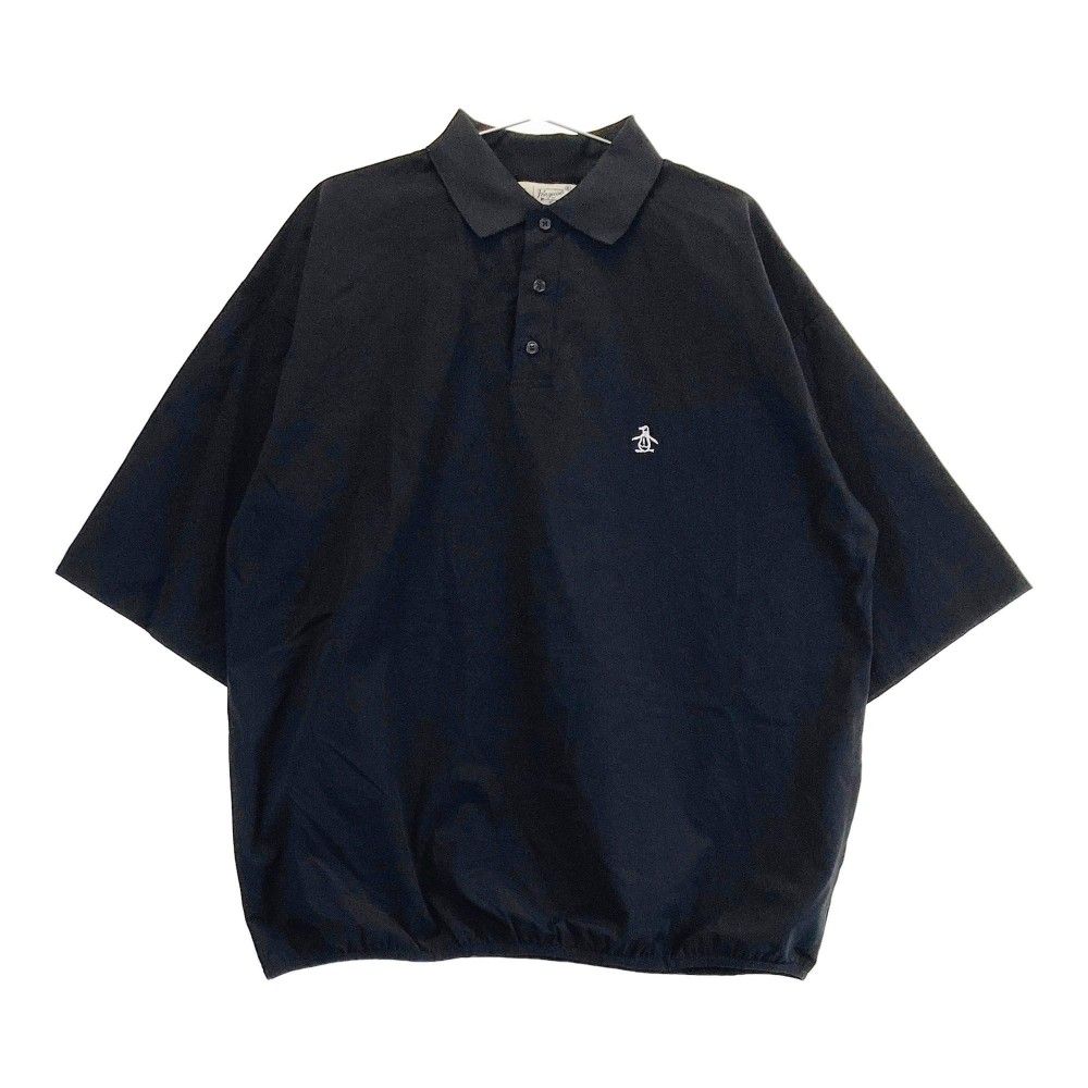 サイズ：XL MUNSING WEAR マンシングウェア 2024年モデル 半袖ポロシャツ  ブラック系 [240101433289] ゴルフウェア メンズ ストスト サイズ：XL MUNSING WEAR マンシングウェア 2024年モデル 半袖