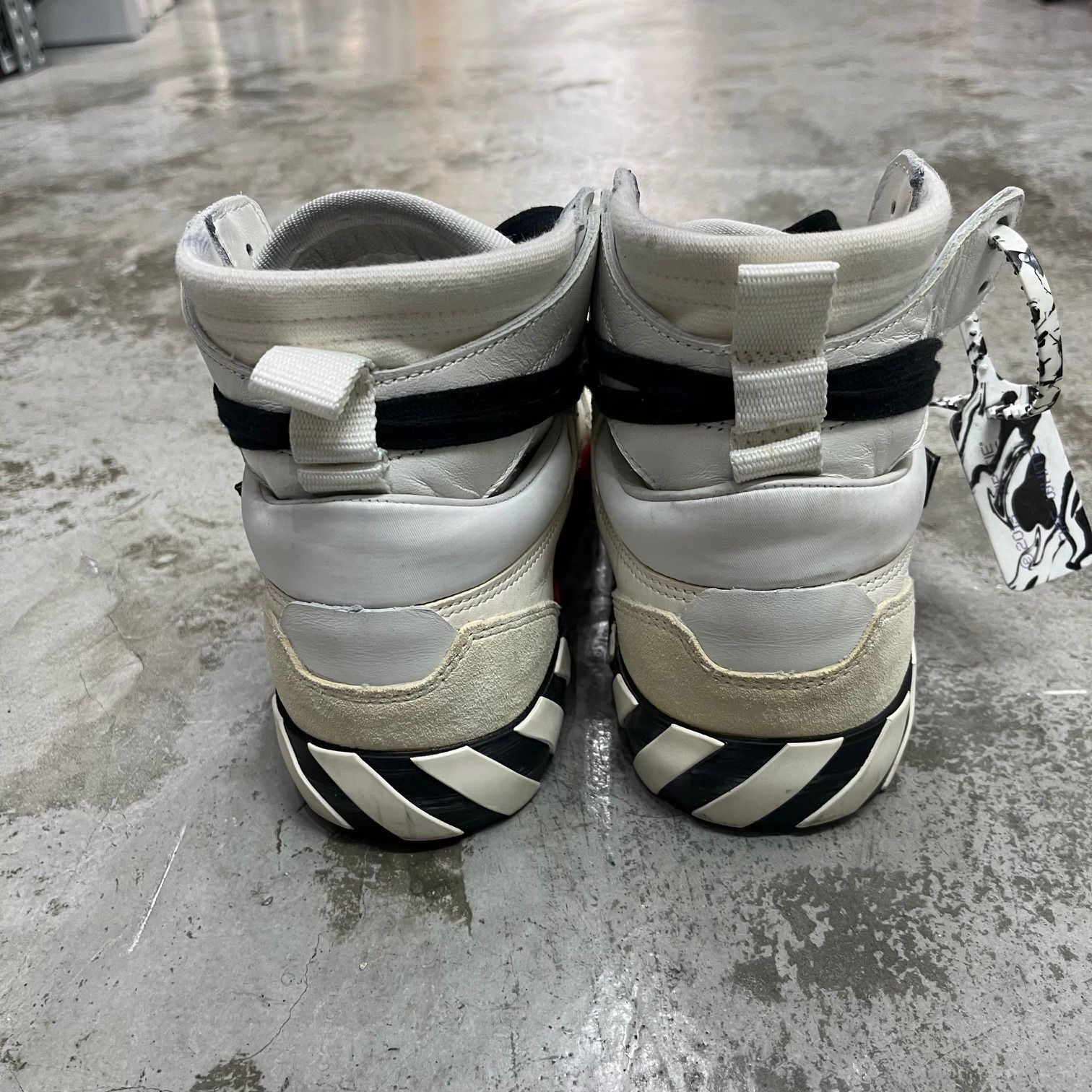 OFF-WHITE HIGH TOP VULCANIZED SNEAKERS バルカナイズ