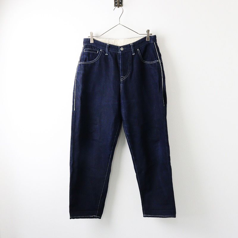 ミナペルホネン　always デニム ロールアップ　38 blue ミナペルホネンalways roll upデニム＃blue | Lin total fashion