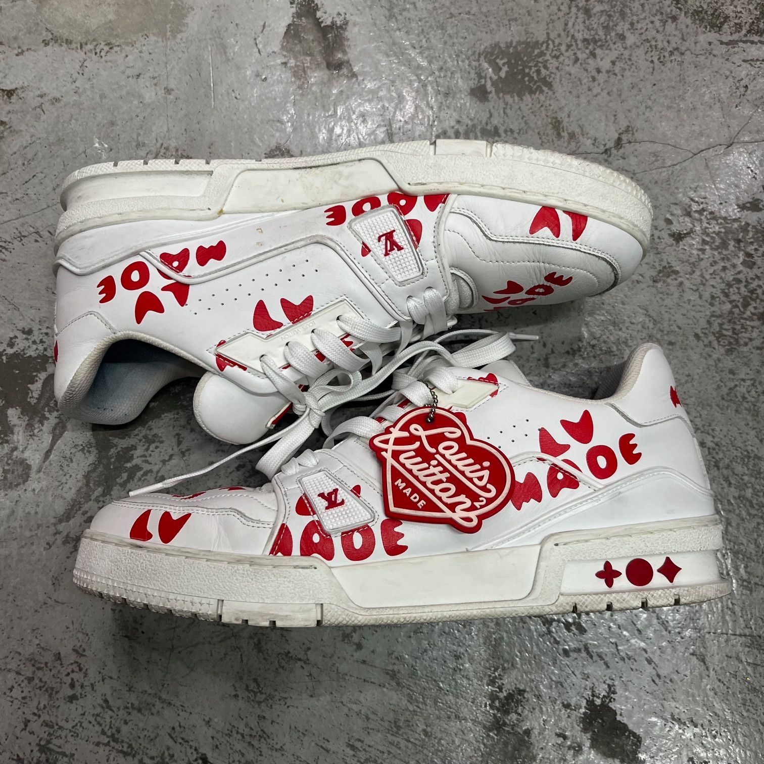 LOUIS VUITTON 22SS NIGO コラボ 総柄 プリント LV トレイナー ライン 