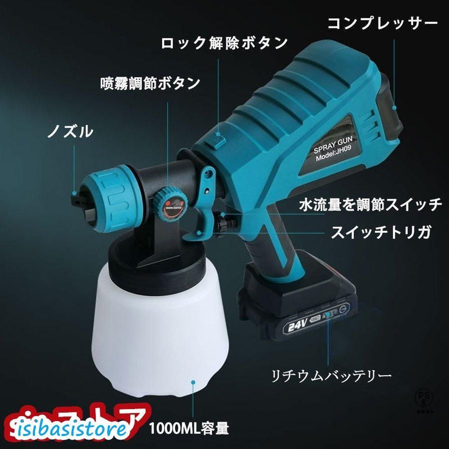 ノズル4幅調整 バッテリー?充電器