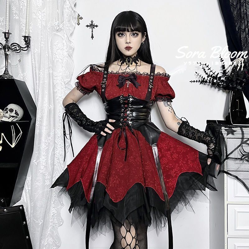 星箱Works 彩花磁 ロングワンピース サックス L こじっ ロリータ