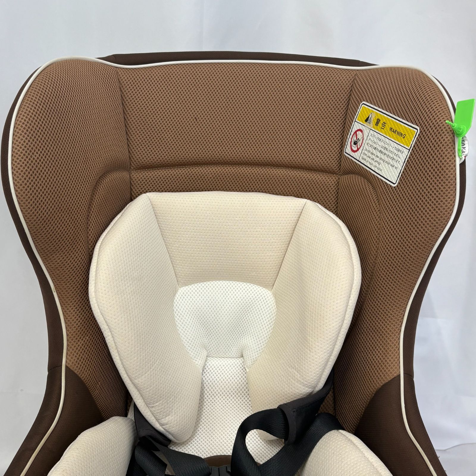 極美品 タカタ takata チャイルドシート 白 茶 ホワイト