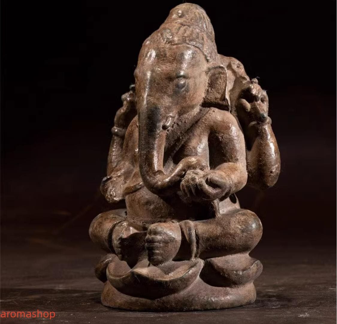 極細工 仏教古美術 仏像 神像 ガネーシャ Ganesha インド仏像 象鼻