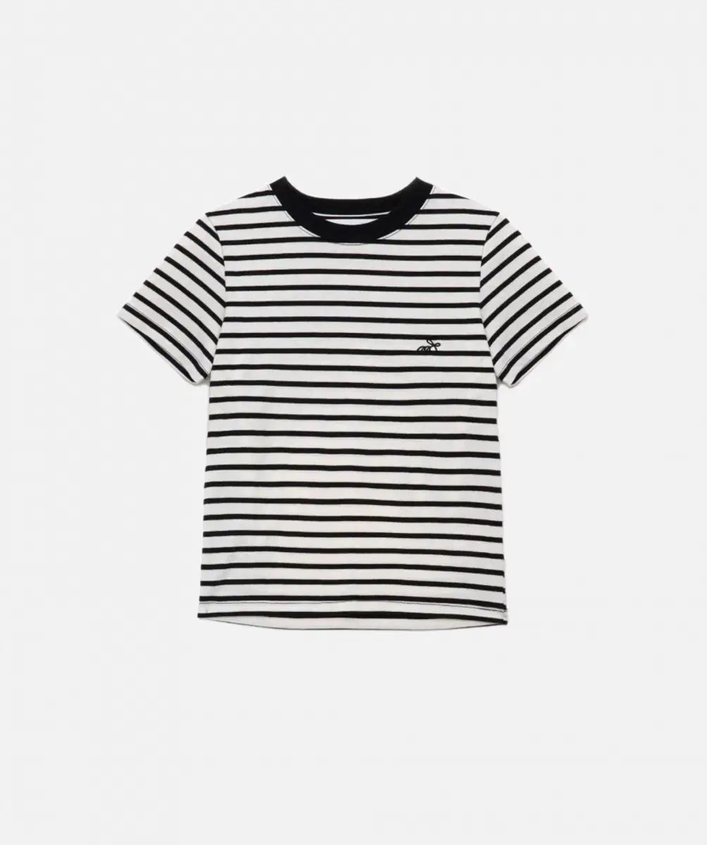 マゾネ ロゴ ストライプ Tシャツ アイボリー s
