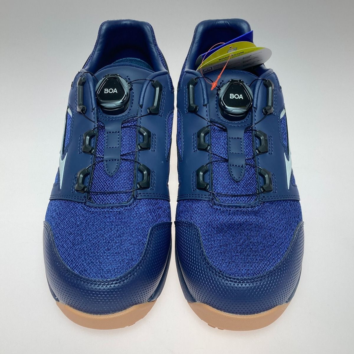 Mizuno BOAシステム安全靴 ネイビー Mizuno BOAシステム安全靴 ネイビー ミズノ] ワークシューズ