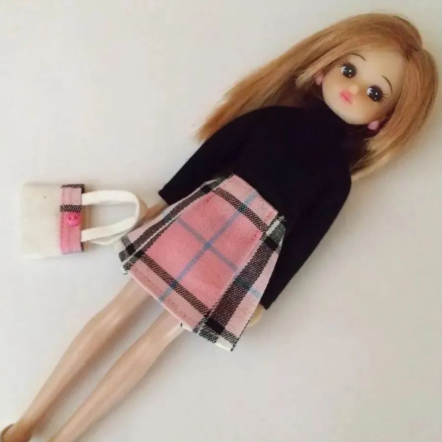 リカちゃん人形 スカート＆バッ - クラフト・布製品