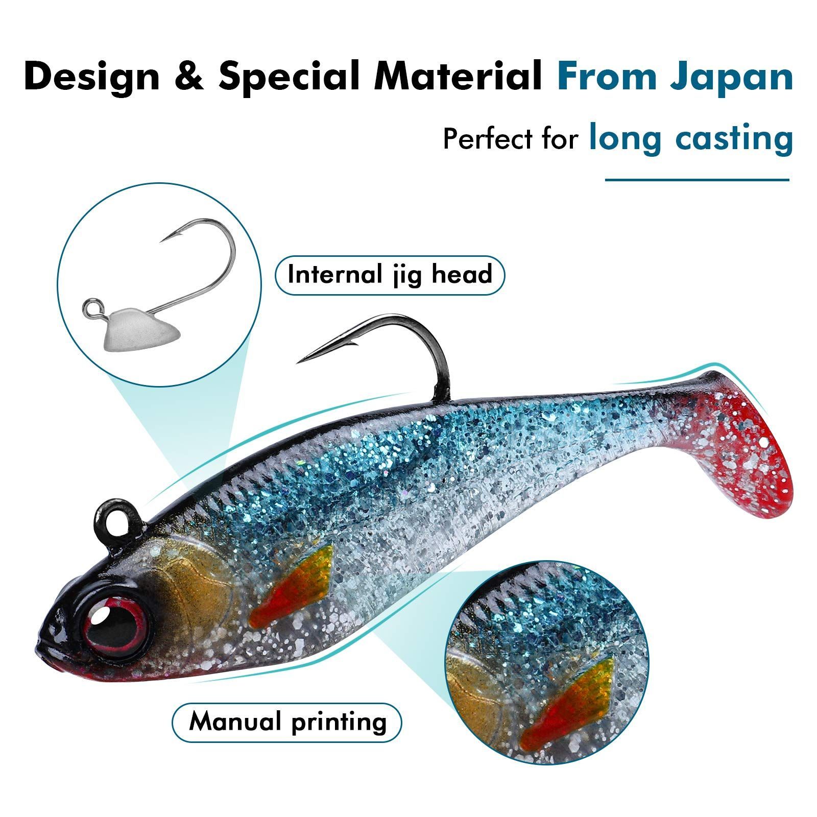 特価商品】プレリグソフトルアー TRUSCEND ワームセット 6g/12g