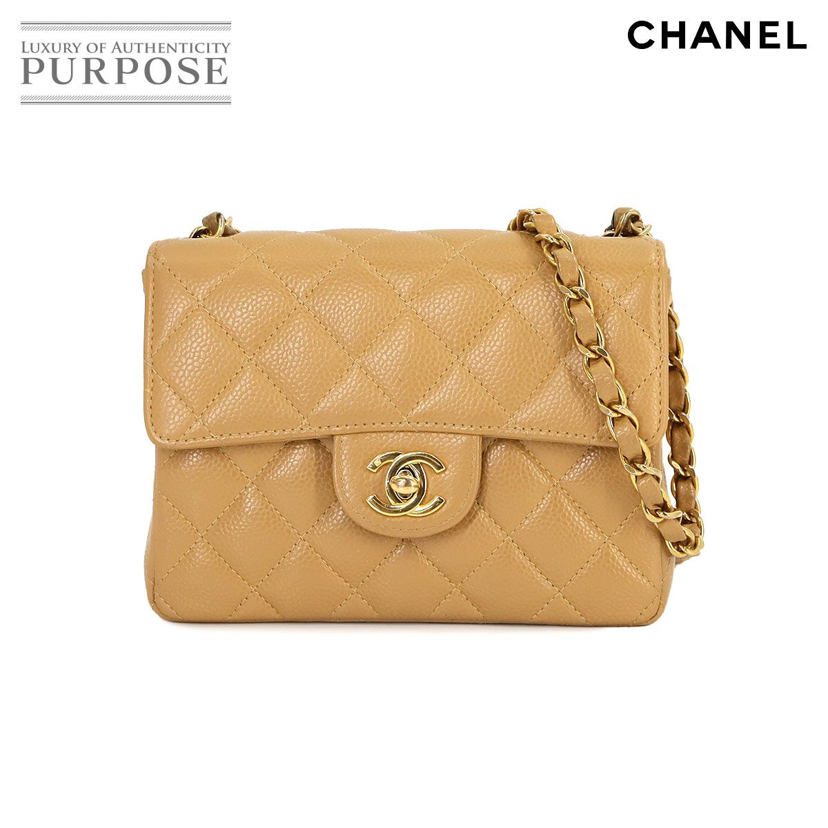 シャネル CHANEL ミニ マトラッセ チェーン ショルダー バッグ